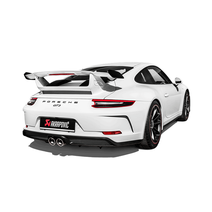 Akrapovic 2018 Porsche 911 GT3 (991.2) Slip-On Race Line (Titanium) w/Header/Tail Pipes