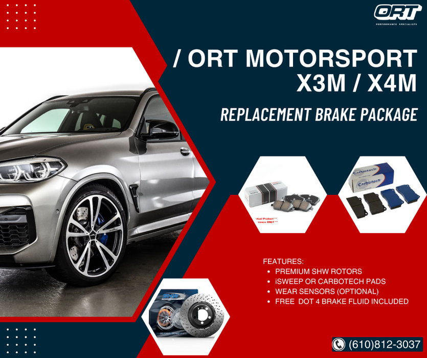 F97 X3M / F98 X4M Replacement Brake Package | ORT Motorsport