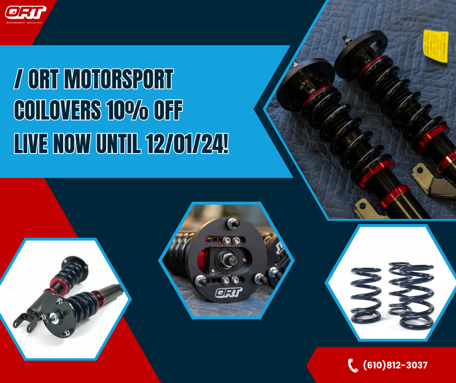 ORT COILOVERS 10% OFF UNTIL 12/01/2024!